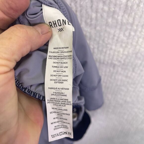 Rhône Gray Active Running Performance Athletic 6" Pursuit Short Size Large - Picture 8 of 10